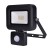 LED reflektor PRO Venkovní svítidlo, reflektor, senzor pohybu, záběr 120°, dosah 7m, čas 5s-7min, nastav. směr svícení, hliník, povrch černá, krycí sklo čiré, LED 10W, 920lm, denní 5000K, Ra80, 230V, IP44, 120x190x30mm