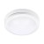LED 13W, IP65 Venkovní stropní přisazené svítidlo, těleso plast, povrch bílá, difuzor plast opál, LED 13W, 910lm, neutrální 4000K, 230V, Ra80, IP65, rozměry d=170mm, h=48mm.