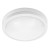 SIENA Stropní venkovní svítidlo, těleso plast bílá, difuzor plast opál, LED 20W, 1500lm, neutrální 4000K, Ra80, 230V, IP54, rozměry d=230mm, h=73mm.