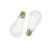 LED E27 LED žárovka, těleso hliník, povrch bílá, difuzor plast opál, LED 15W, teplá 3000K, 1300lm, E27, vyzař. úhel 260°, 230V, rozměry d=62mm, h=125mm