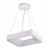 ZULU Závěsné svítidlo, těleso kov, povrch bílá, dif plast opál, LED 32W, 2570lm, přepín. CCT nast. teplota teplá 3000K - 6000K, stmív TRIAC, Ra80, 230V, IP20, 380x380mm, vč závěs lanka l=1500mm. lze zkr.