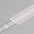 DNB 15,2x0,8mm Nasouvací difuzor k profilu pro LED pásky, materiál polykarbonát PC/PP, povrch transparentní, propustnost 90%, rozměry 15,2x0,8mm, délka l=1000mm.