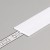 DNE 19,2x0,8mm Nasouvací difuzor k profilu pro LED pásky, materiál polykarbonát PC/PP, povrch opál, propustnost 70%, rozměry 19,2x0,8mm, l=2000mm
