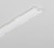 SL 13x16,5 Přisazený profil pro LED pásky, materiál plast PC, povrch bílá,  max šířka LED pásku š=8mm, rozměry 13x16,5mm, délka l=2000mm.