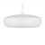 CLAVA DINE WHITE Stínítko, těleso hliník, povrch mosazná, měděná, bílá mat, ocel lesk, pro žárovku 1x60W, E27, rozměr d=430mm, h=280mm, závěs SAMOSTATNĚ