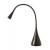 SNAKE Stolní lampa, flexibilní rameno, těleso plast a kov, povrch černá lesk, LED 3W, teplá 3000K, 300lm, stmívatelné, 230V, IP20, rozměry d=120mm, h=500mm.