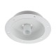 XDRILL Vestavné, bodové svítidlo, nastav směr sv, materiál hliník bílá, krycí plast transp, LED 9W, 700lm, neutrální 4000K, UGR<10, vyzař. úhel 18°, Ra90, 230V, IP20, tř.2, d=160mm, h=112mm, vč traf