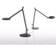 DEMETRA LED MOVE Stolní lampa šedá tmavá 7,5W LED teplá 3000K, 500lm, ramena 570mm, 650mm, se sensorem přítomnosti, zap/vyp dotykové stmív