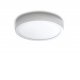 MALTA Stropní, přisazené svítidlo, těleso hliník, povrch bílá, difuzor plast opál, LED 18W, 1600lm, teplá 3000K, 230V, IP20, rozměry d=225mm, h=25mm.
