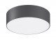CASPER Stropní, přisazené svítidlo, těleso kov, povrch tmavě šedá, difuzor plast opál, LED 15W, 1300lm, neutrální 4000K, 230V, IP20, rozměry d=200mm, h=55mm.