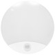 CAME  LED 15W IP44 PIR senzor Přisazené svítidlo, PIR senzor pohybu záběr 160°/360°, dosah 9m, čas 10s-12min, zákl plast bílá, difuzor plast opál, LED 15W, neutr 4100K, 1300lm, Ra80, 230V,