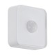 CONNECT-Z ZIG-PIR SENSOR IP44 VÝPRODEJ PIR - Stropní senzor pohybu pro osvětlení, bílý, záběr 360°/120°, dosah až 8m, čas 10s-15min, 3-1000lx, Bluetooth, napájení baterie 2x1,5 AA, IP44, 75x75x70mm