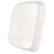 EMMA SQ 18W IP54 Venkovní přisazené svítidlo, těleso plast bílá, difuzor plast opál, LED 18W, 1800lm, neutrální 4000K, 230V, zvýš. krytí IP54, rozměry 280x280x55mm.