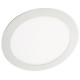 NURO R LED 6W Stropní, podhledové svítidlo, těleso hliník, povrch bílá, difuzor opál, LED 6W, teplá 2800K, 420lm, vyzřovaní úhel 120°, Ra80, 230V trafo/kab, IP20, d=120mm, h=40mm