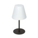 ARCAIDA Stojací venkovní lampa, těleso kov, povrch černá antracit, difuzor plast opál, pro žárovku 1x42W, E27, IP44, rozměry d=280mm, h=529mm.