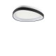 GEMINI Stropní přisazené svítidlo, těleso hliník, povrch černá, difuzor plast opál, LED 42W, 4450lm, teplá 3000K, IP20, tř.1, rozměry 810x810mm.