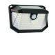 SIDE Nástěnné venkovní svítidlo, PIR senzor, záběr 220°, dosah 4-6m, čas 15s-25s, povrch černá, LED 4W, 300lm, denní 6500K, IP65, rozměry 135x9x58mm, napájení solární panel.