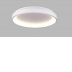 BELLA SLIM Stropní svítidlo, těleso hliník, povrch bílá, difuzor plast opál, LED 60W, 4200lm, přepín teplota CCT teplá 3000K, neutrální 4000K, stmív. DALI, 230V, IP20, rozměry d=780mm, h=60mm.