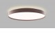 TORO Stropní svítidlo, hliník, kávová, dif plast opál, LED 32W+8W, 3000lm, TW nast. teplota CCT teplá 3000K- neutrální 4000K, stmív. Casambi, Ra90, 230V, IP20, rozměry d=400mm, h=85mm, svítí nahoru/dolů