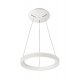 MEROPE Závěsné svítidlo, hliník, povrch bílá, difuzor plast opál, LED 30W, přepín. CCT teplá 3000K-neutrální 4000K, stmív TRIAC, Ra80, 230V, IP20, rozměry d=380mm, vč závěs lanka l=1800mm, lze zkrátit