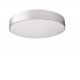 MENKAR Stropní svítidlo, těleso hliník, povrch stříbrná, difuzor plast opál, LED 90W, přepín CCT teplá 3000K-neutrální 4000K, stmív TRIAC, 230V, IP20, rozměry d=800mm, h=90mm, svítí nahoru/dolů