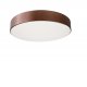 MENKAR Stropní svítidlo, těleso hliník, povrch kávová, difuzor plast opál, LED 60W, přepín CCT teplá 3000K-neutrální 4000K, stmív TRIAC, 230V, IP20, rozměry d=600mm, h=90mm, svítí nahoru/dolů