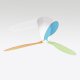 BLOW D28/1 SADA 3KS LIST VRTULE MULTICOLOR Sada 3ks list vrtule ventilátoru pro stropní svítidlo barva listů multikolor, 1x zelená, 1x modrá, 1x oranžová