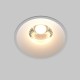 HUTAT BI 12W Stropní podhledové bodové svítidlo, těleso kov, povrch bílá, LED 12W, 920lm, teplá 3000K, 230V, IP20, tř.2, rozměry d=80mm, h=60mm.