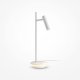 MAMI TL 9W Stolní lampa, nastav. směr svícení, těleso kov, povrch bílá, LED 9W, 589lm, teplá 3000K, 230V, IP20, tř.2, rozměry d=150mm, h=455mm.