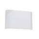 WALL LIGHT Nástěnné venkovní svítidlo, těleso hliník, povrch bílá, LED 2x3W, teplá 3000K, 800lm, 230V, IP54, rozměry 185x30x100mm, svítí nahoru/dolů