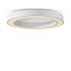 BIKE stropní LED 38W Stropní přisazené svítidlo, těleso hliník, povrch bílá, difurzor plast, LED 38W/2822lm, teplá 3000K, Ra80, stmív DALI, 230V, IP20, rozměry d=500mm, h=80mm