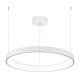 ENIM HL II 48 STEP, CCT Závěsné svítidlo, kov, bílá, dif plast opál, LED 48W, 4190lm, přepín CCT  teplota teplá 3000K/neutr 4000K/denní 6500K, stmív. STEP, Ra80, 230V, IP20, d=580mm, vč závěs lanka l=1500mm
