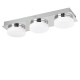 HILARY stropní svítidlo 3×5W Stropní svítidlo, těleso kov, povrch chrom lesk, difusor plast opál, efekt noční oblohy, LED 3×5W, 1200lm, neutrální 4000K, 230V, IP20, tř.1, rozměry l=430mm