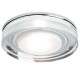 VANCOUVER R Stropní, podhledové svítidlo, těleso kov, povrch chrom, difzuor sklo čiré vnitř mat, pro žárov 1x50W, GU10 ES50, 230V, zvýš krytí IP65/IP20, tř.1, d=115mm, h=25mm, hl.100mm