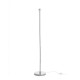 NYC 1X42W E27 Stojací lampa, základna, materiál hliník, povrch chrom lesk, pro žárovku 1x42W, E27 A60, 230V, IP20, tř.1, d=230mm, h=1270mm, s vypínačem, stínítko SAMOSTATNĚ