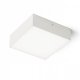 LARISA SQ 17 Stropní, přisazené svítidlo, těleso kov, povrch bílá, difuzor plast opál, LED 15W, 1200lm, teplá 3000K, Ra80, stmívatelné TRIAC, 230V, IP20, rozměry 170x170x58mm