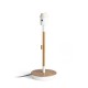 KEITH 40W, E27, USB nabíjení pro telefon Stolní lampa s objímkou, stojanový podstavec, těleso dřevo světlé a bílá, pro žárovku 1x40W, E27, 230V, IP20. rozměry d=160mm, h=400mm, vč. USB nabíjení pro telefon.