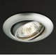 ELC 3072 Vestavné stropní bodové svítidlo, těleso kov, povrch chrom mat, nastavitelný směr svícení, pro žárovku 1x50W, GU 5,3, 230V, IP20, tř.3, rozměry 90x50mm