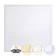 BACKLIT Stropní, nebo podhledové svítidlo, těleso hliník, povrch bílá, difuzor plast opál, Backlit LED panel 36W, 3960lm, přepínačem CCT teplota teplá 3000K/neutrální/denní 5000K, Ra80, 230V, IP20, 595x595mm