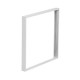 MR104 - Rám pro BACKLIT LED panel 60x60 Montážní rám pro instalaci BACKLIT LED panelů 595x595mm, materiál hliník, povrch bílá, rozměry 600x600x68mm, DIY šroubovací, rozložený