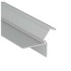 POSET D 35,2x28,6mm Profil pro LED pásky pro nepřímé osvětlení v sádrokartonu, materiál hliník, povrch elox šedostříbrný, max šířka LED pásků 12mm, rozměry 35,2x28,6mm, délka l=1000mm.