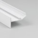 POSET UP 35,2x28,6mm Profil pro LED pásky pro přímé osvětlení v sádrokartonu, materiál hliník, povrch bílý, max šířka LED pásků 12mm, rozměry 35,2x28,6mm, délka l=3000mm.