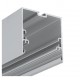 JANOS 53x53mm Přisazený, závěsný profil pro LED pásky, materiál hliník, povrch elox šedostříbrný, rozměry 53x53mm, délka l=4050mm.