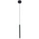 STICK I BSH Závěsné bodové svítidlo, tvar úzký válec, těleso hliník, černá, 3W, teplá 2700K,150lm, 230V, IP20, d=18mm h=280mm, vč. závěsného kabelu l=1200mm, lze zkrátit