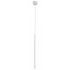 STICK I WL Závěsné bodové svítidlo, tvar úzký válec, těleso hliník, bílá, 3W, teplá 2700K,150lm, 230V, IP20, d=18mm h=500mm, vč. závěsného kabelu l=1200mm, lze zkrátit